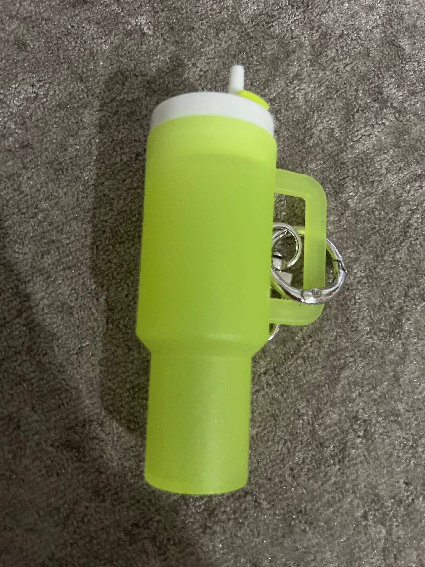 Mini Cup Chapstick Holder Keychains