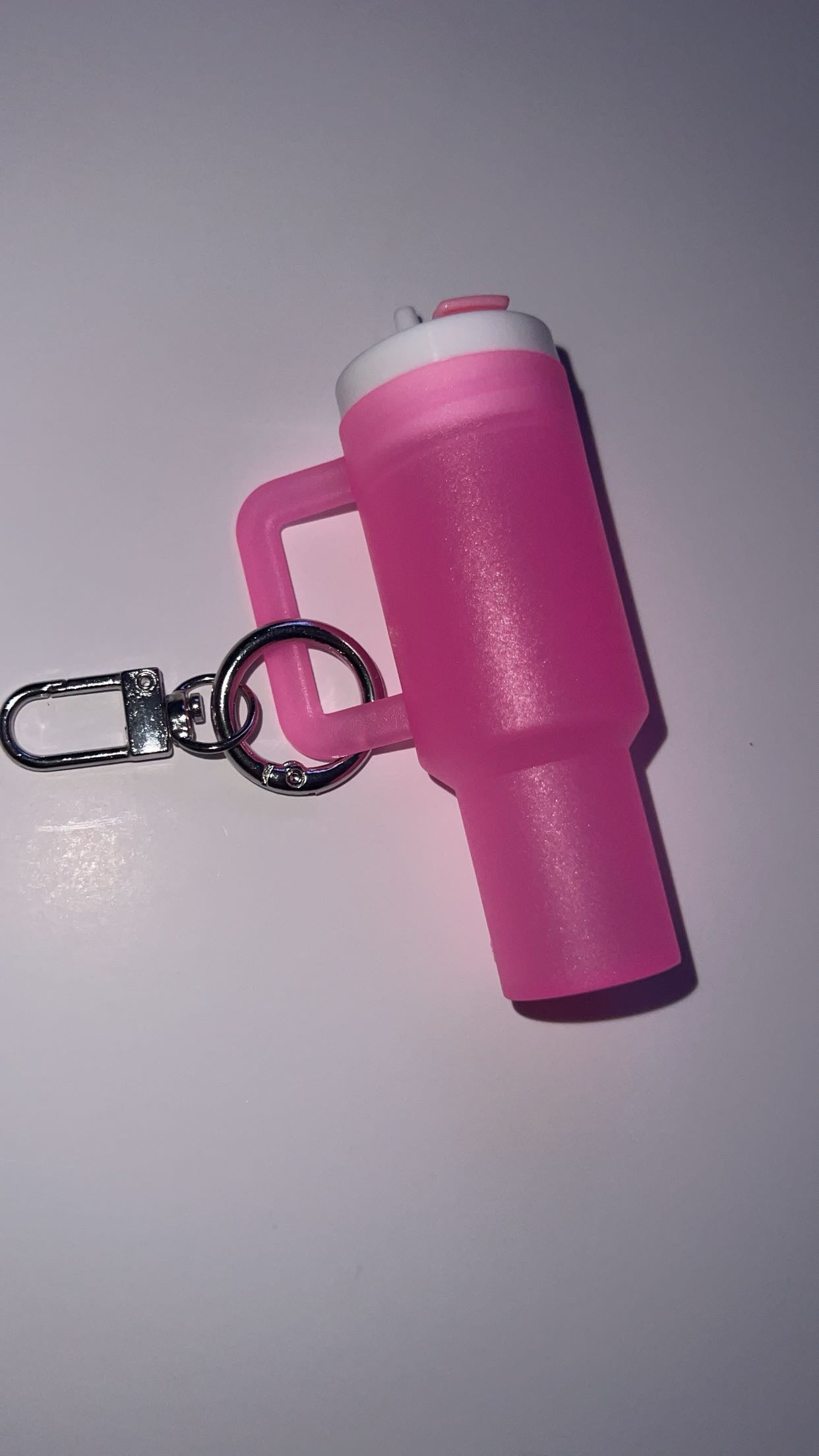 Mini Cup Chapstick Holder Keychains