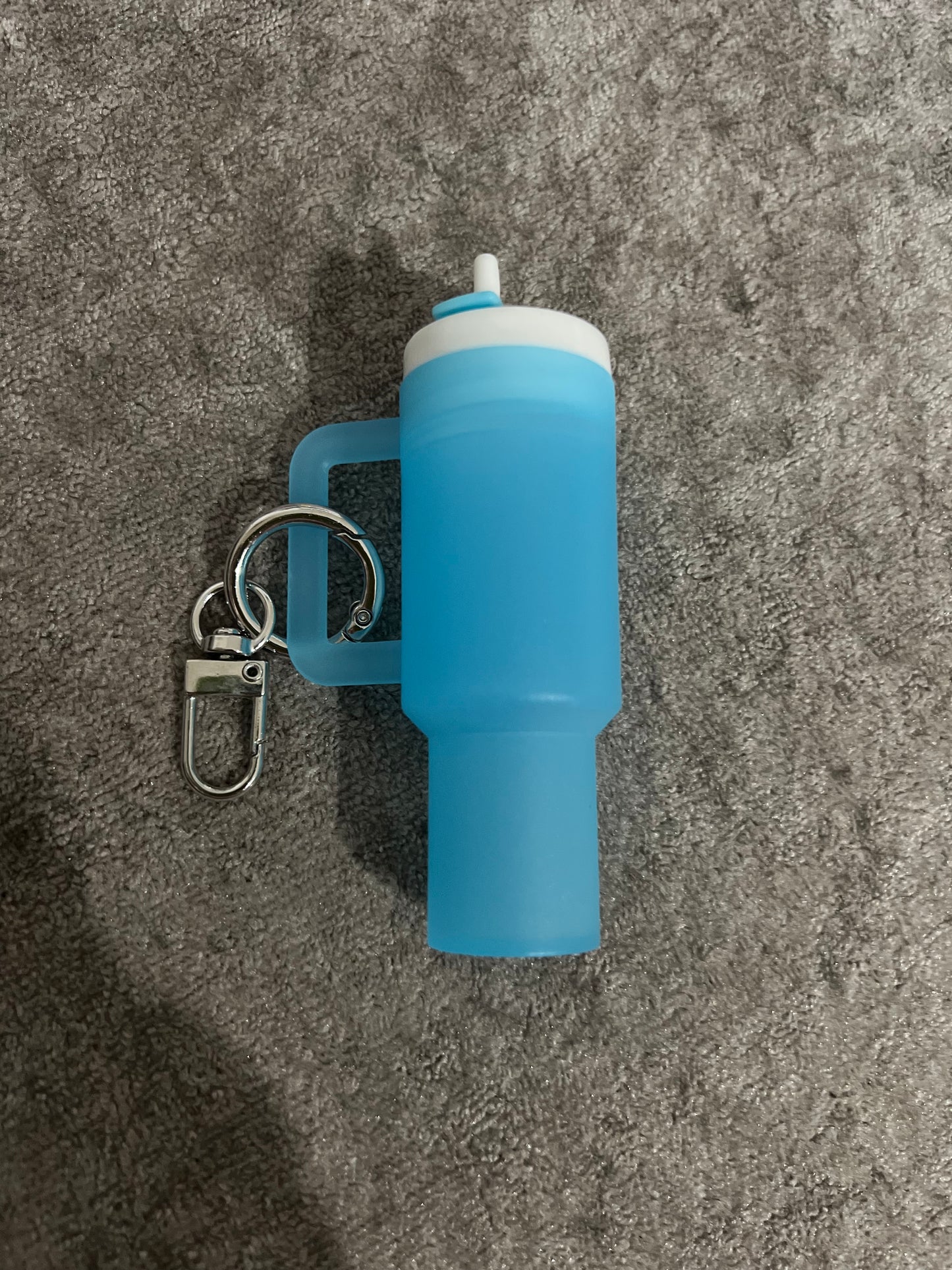 Mini Cup Chapstick Holder Keychains