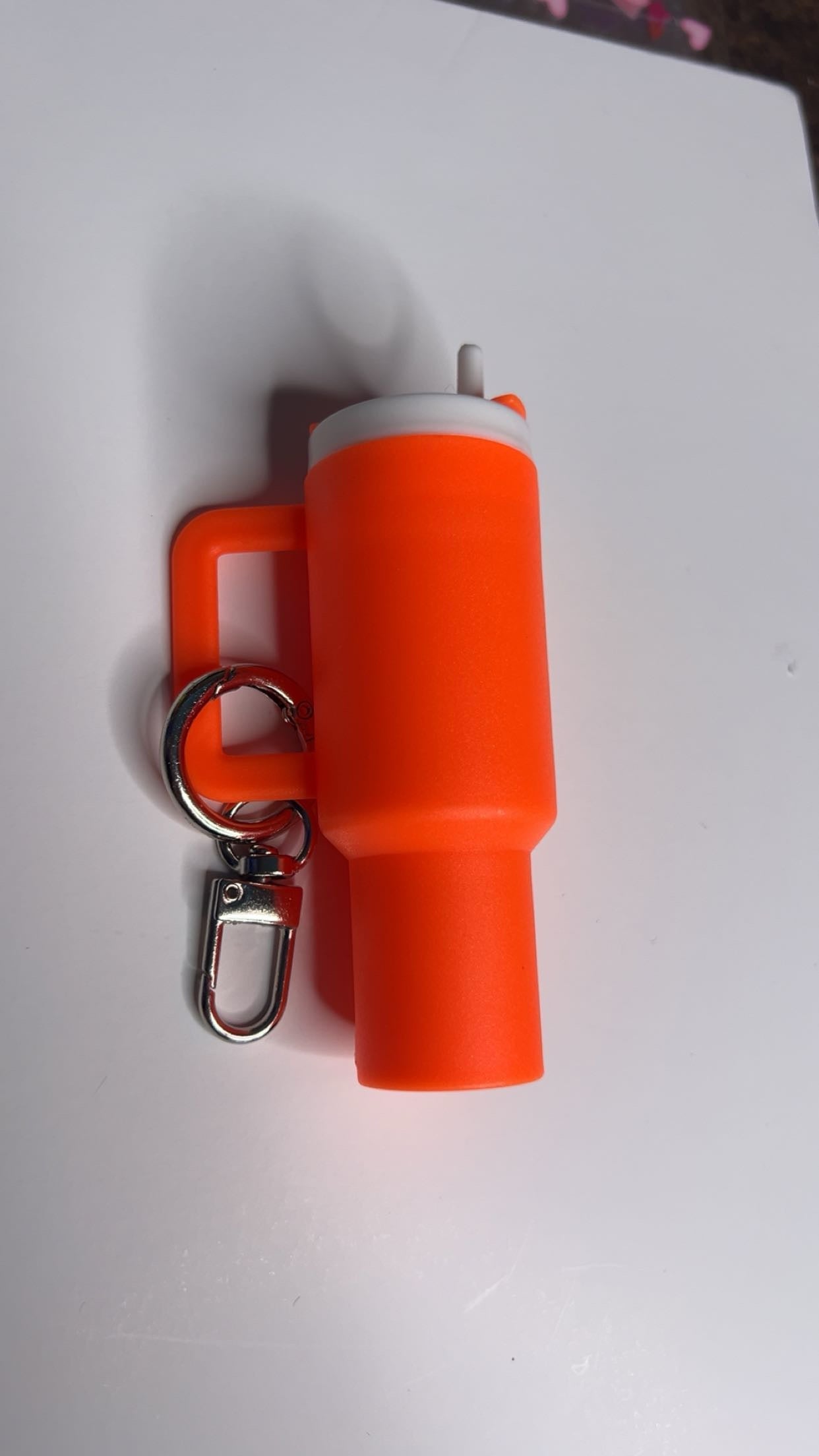 Mini Cup Chapstick Holder Keychains